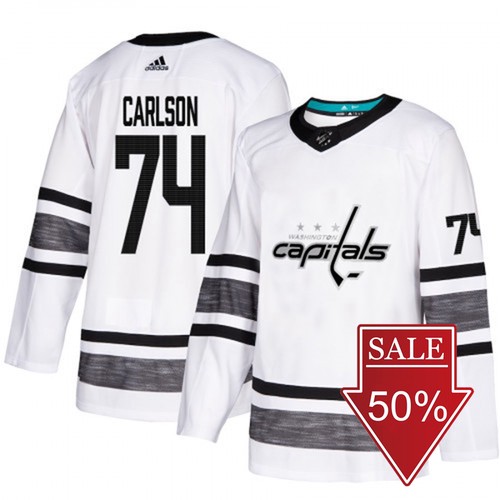 Washington Capitals Trikot John Carlson Weiß 2019 NHL All Star